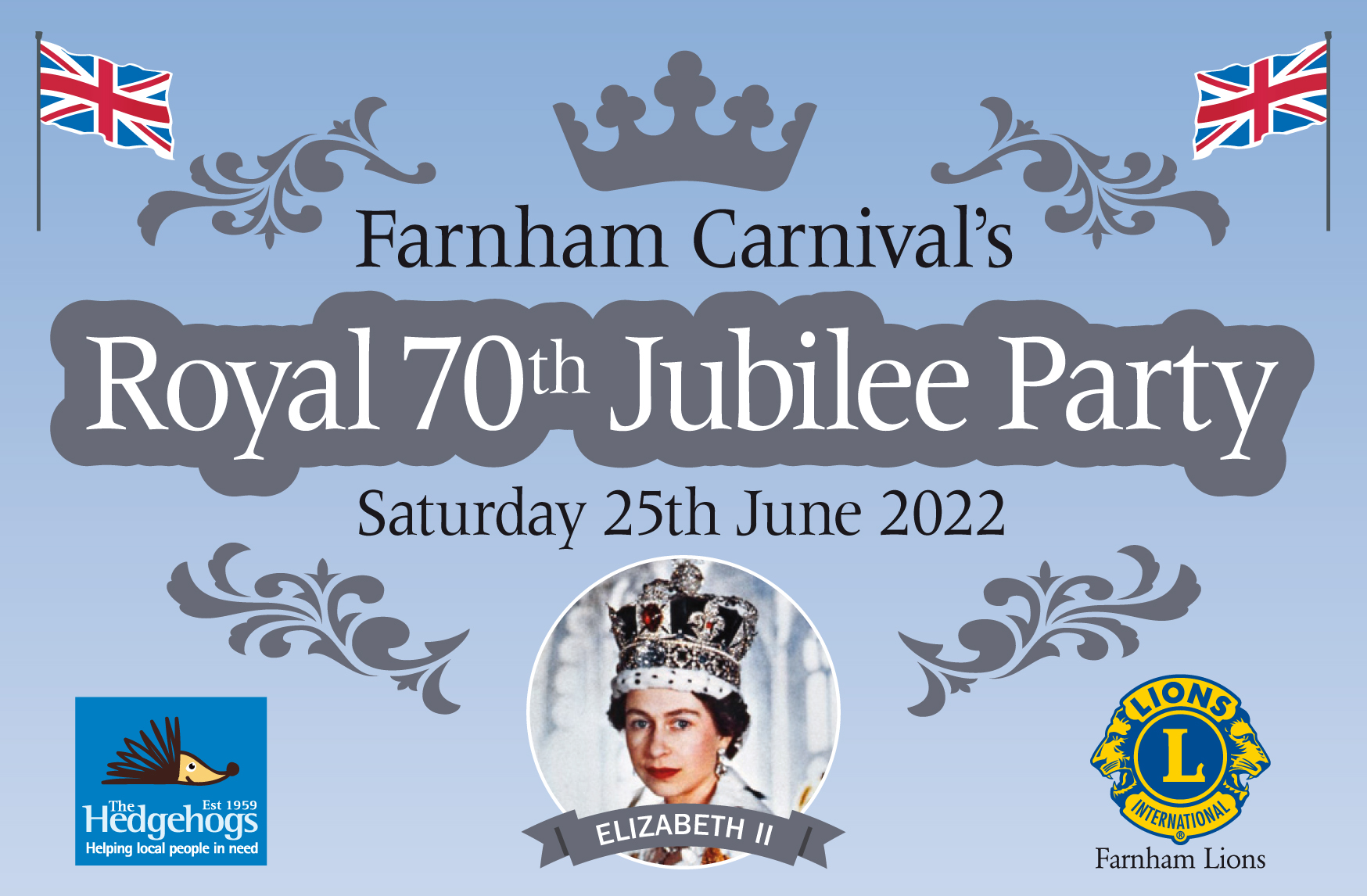 Farnham Carnival Royal Jubilee Party theme for 2022