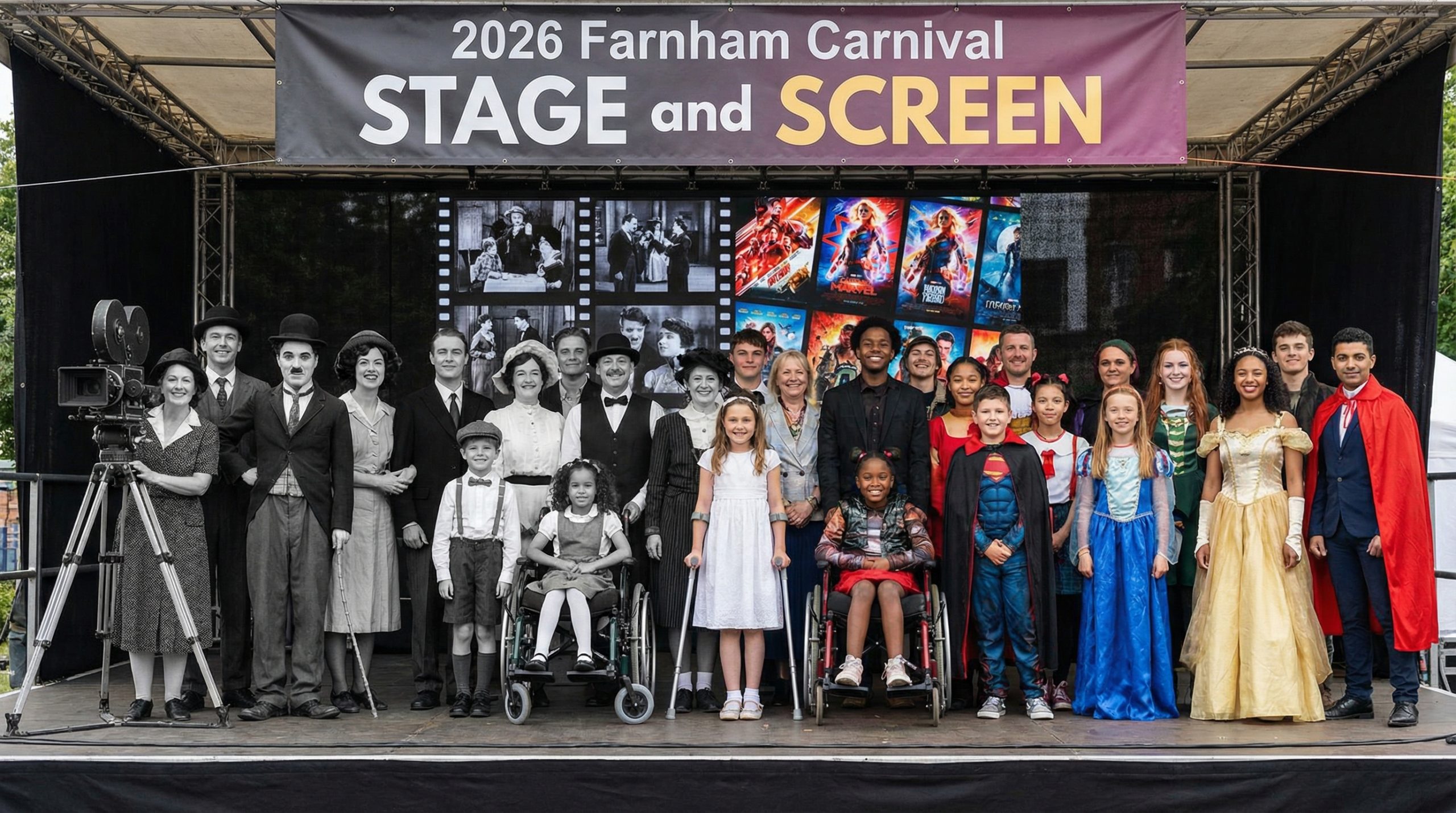 Farnham Carnival 2026 Stage and Screen